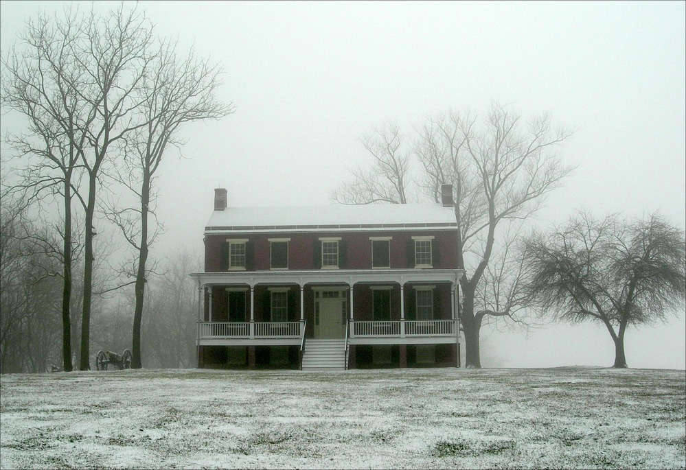 Worthington House in winter, 2007