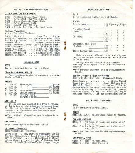 Booklet, Boys' Athletic League, 1938 p.6.tif
