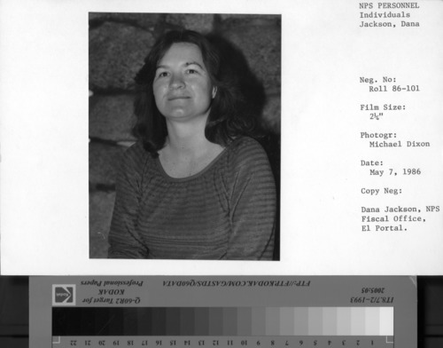 Dana Jackson, NPS Fiscal Office, El Portal.