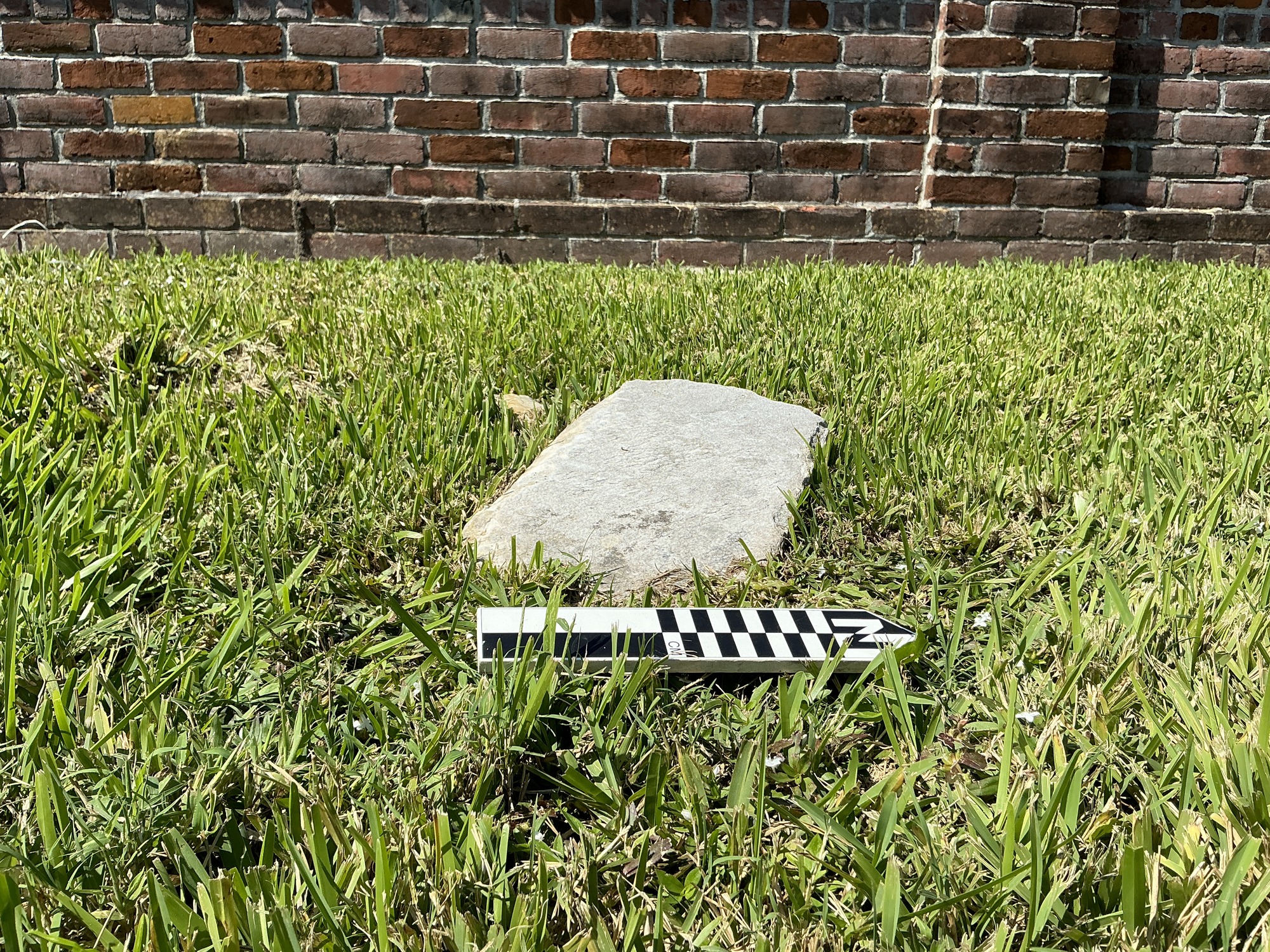 Extra image of historic upright marble headstone with other face.