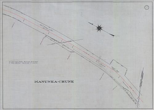 52419.LK--Property Map--Warren Railroad--Bridgeville to Delaware, NJ