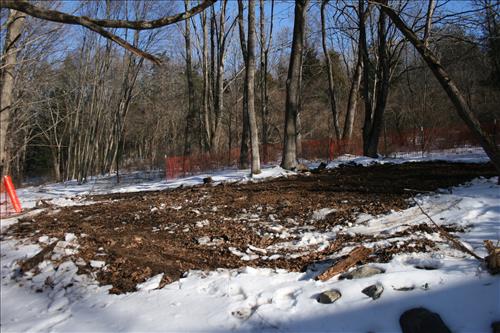 Hamilton/Minard House during demolition --- Winter 2013
