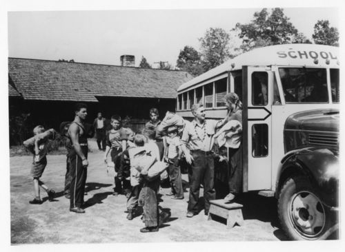 Virginia Kendall State Park Historic District, historic photos of campers at Happy Days Lodge 1