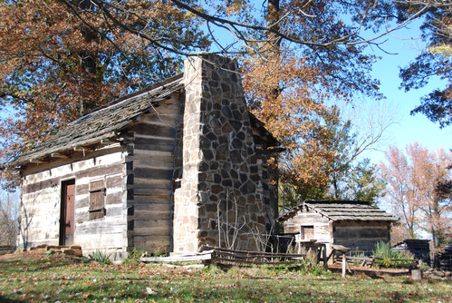 Log Cabin at Lincoln Living Historical Farm