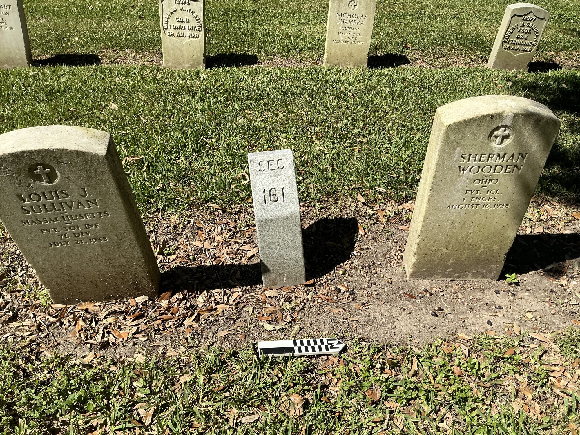 Headstone at Chalmette National Cemetery (extra)