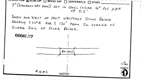 00000257 Survey Monumentation Sketch