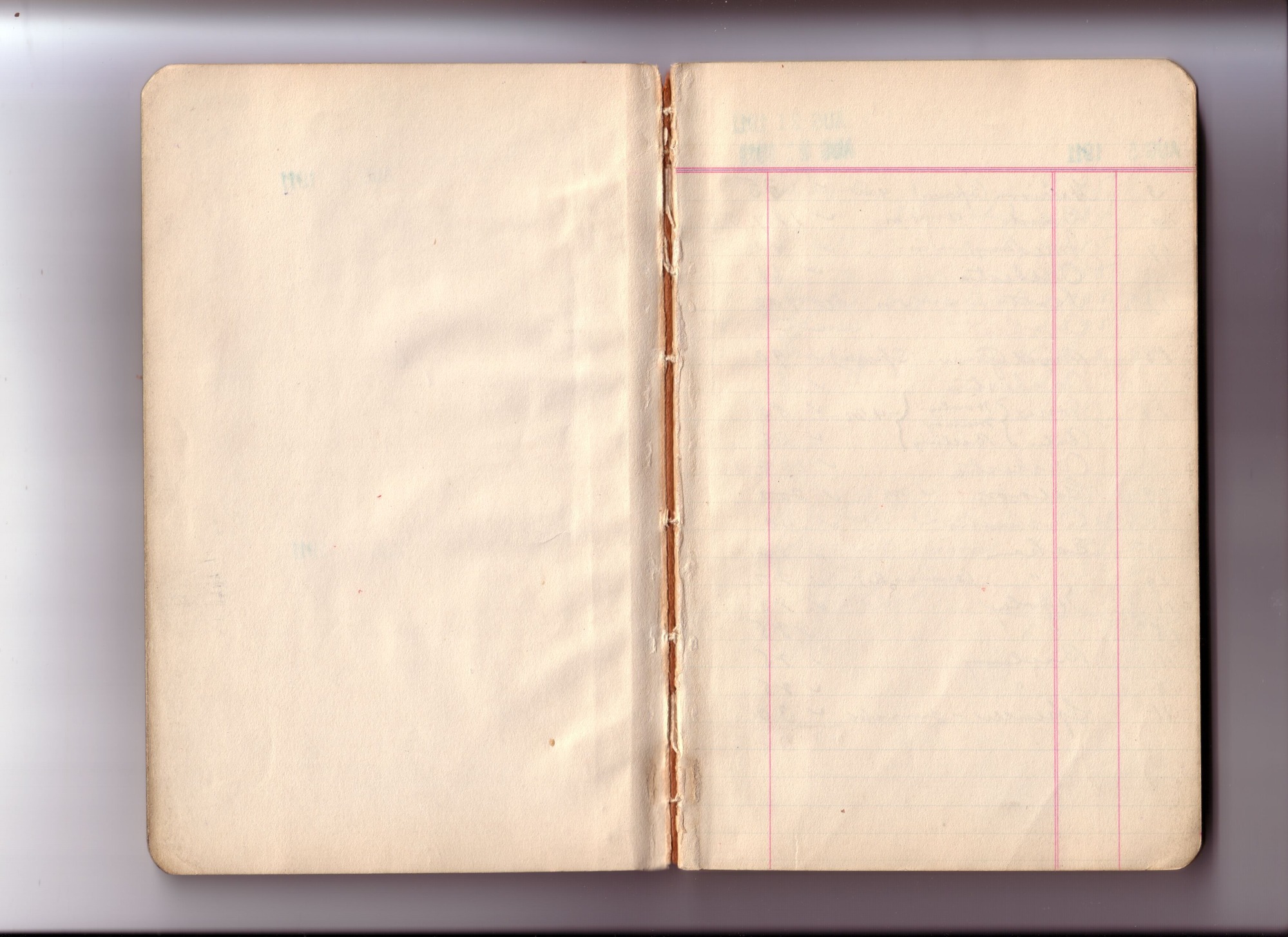 Thomas Edison's New York City Recording Studio Cash Book 08 (of 21), Image 03 (of 49).