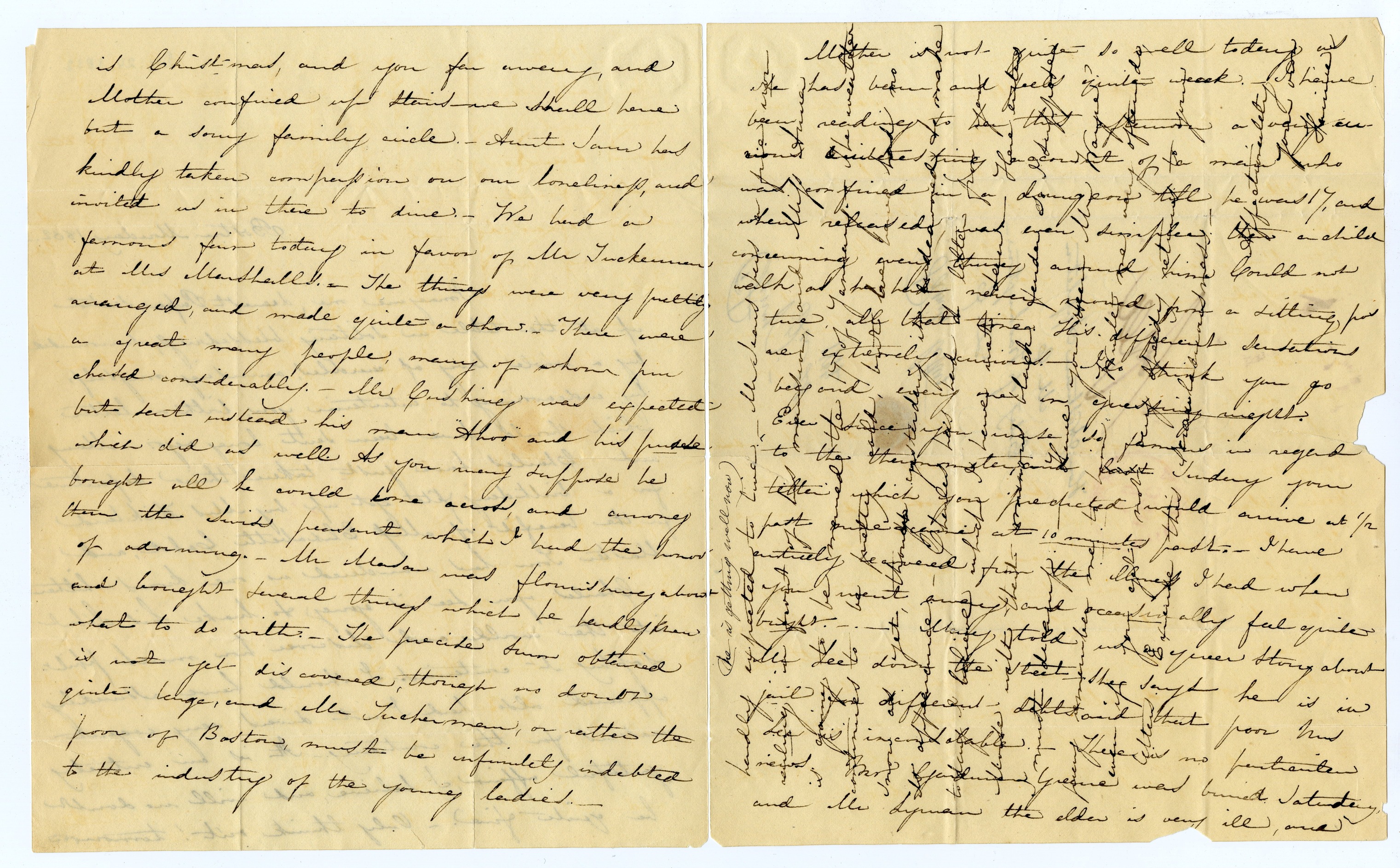 Manuscript letter