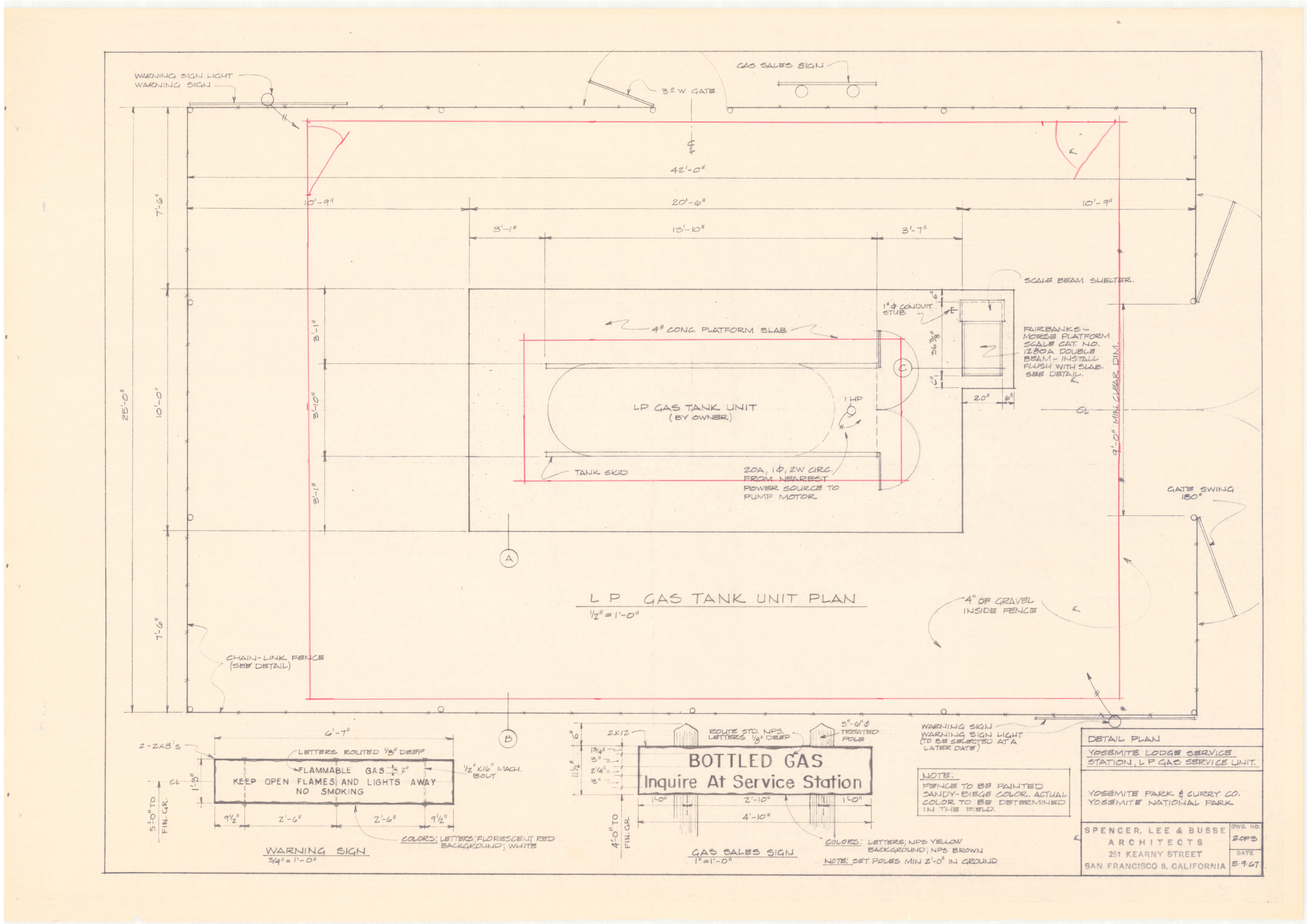Yosemite Lodge Service Station - LP Gas Service Unit