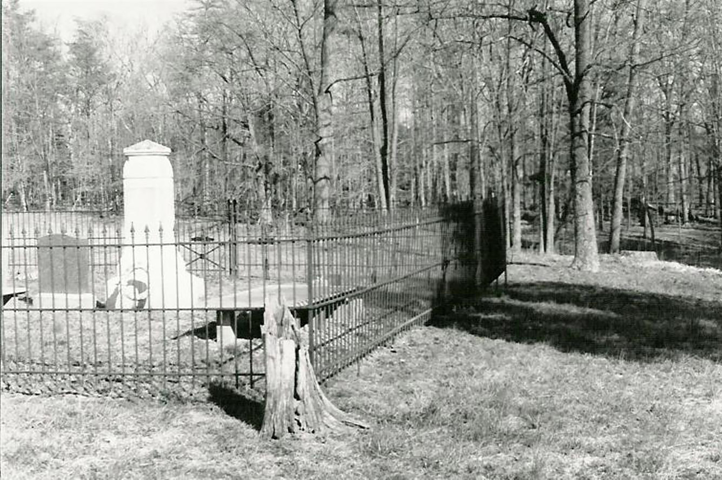 Historic Image of the Stone Family Cemetery