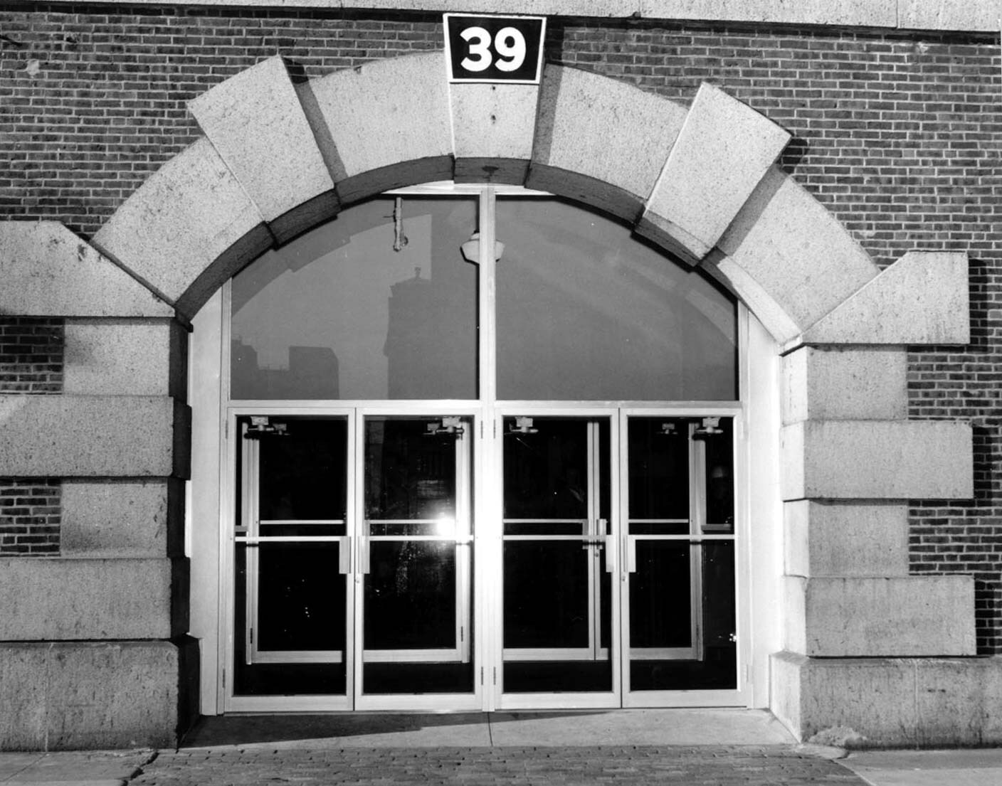 Entrance to Building 39 at Charlestown Navy Yard.