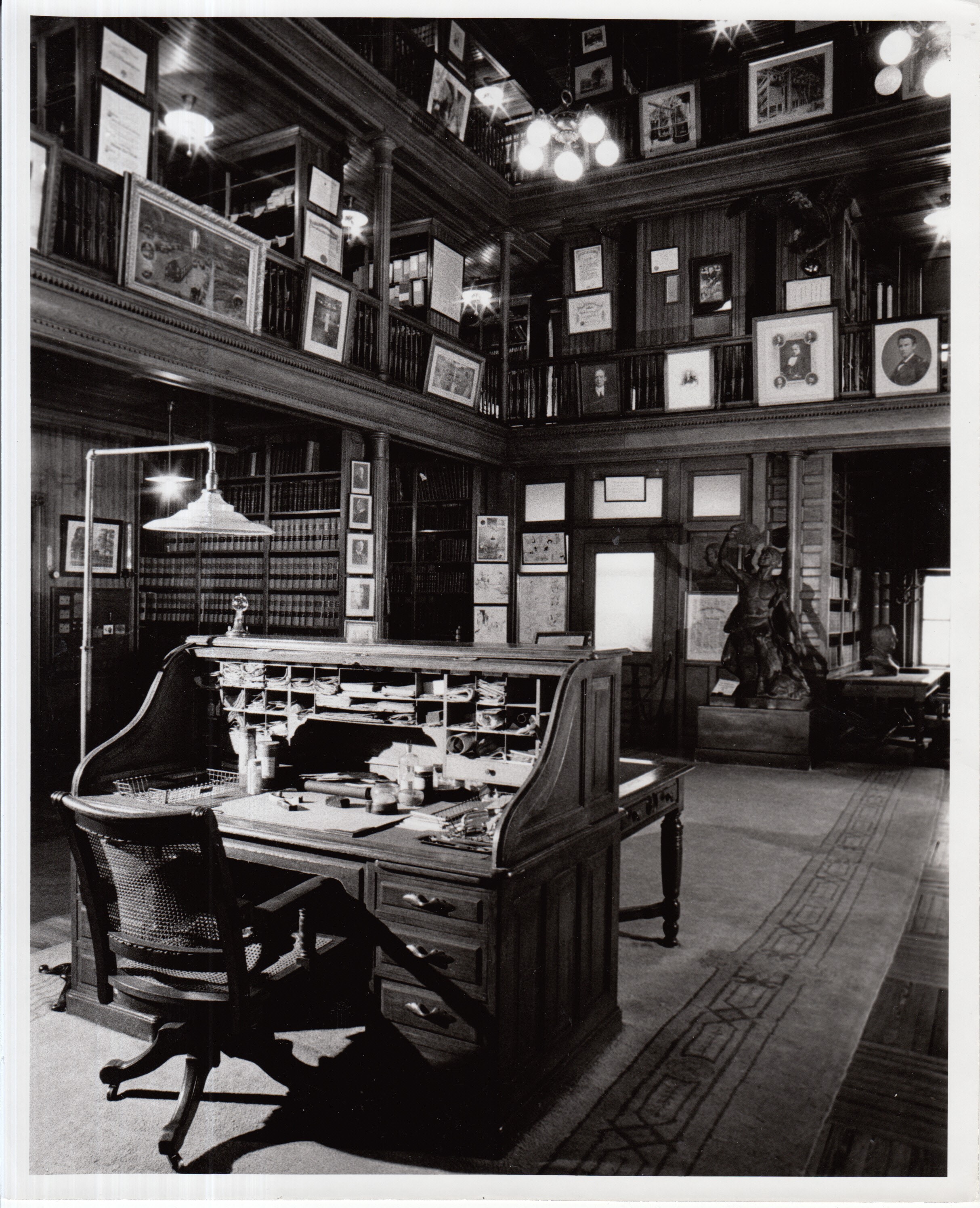 Laboratory, Building 5, Library, Thomas Edison's desk.