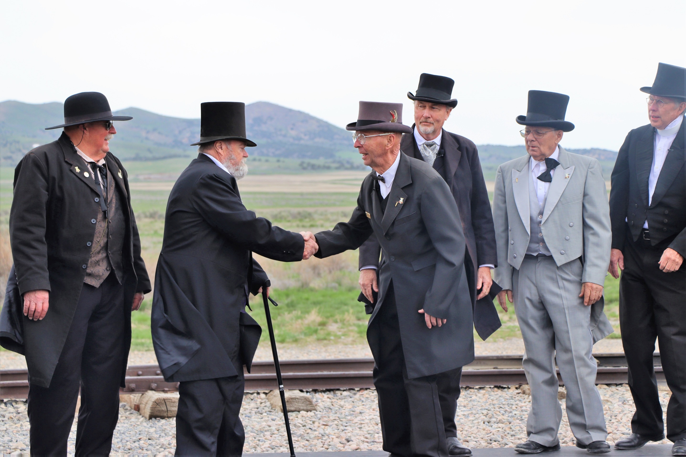 Renactors Hand Shake May 10th