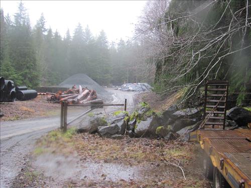 Sol Duc Quarry Storage Area January 2012