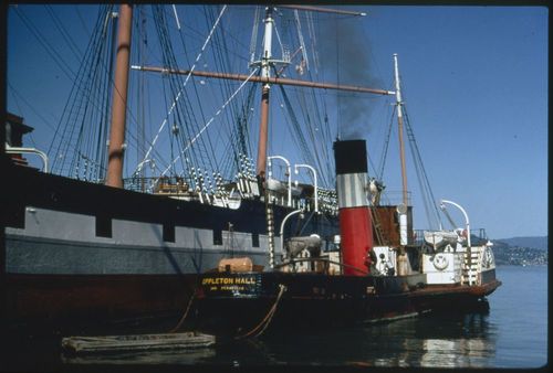 Various views of the Eppleton Hall (built 1914; tugboat) at and near the San Francisco Waterfront