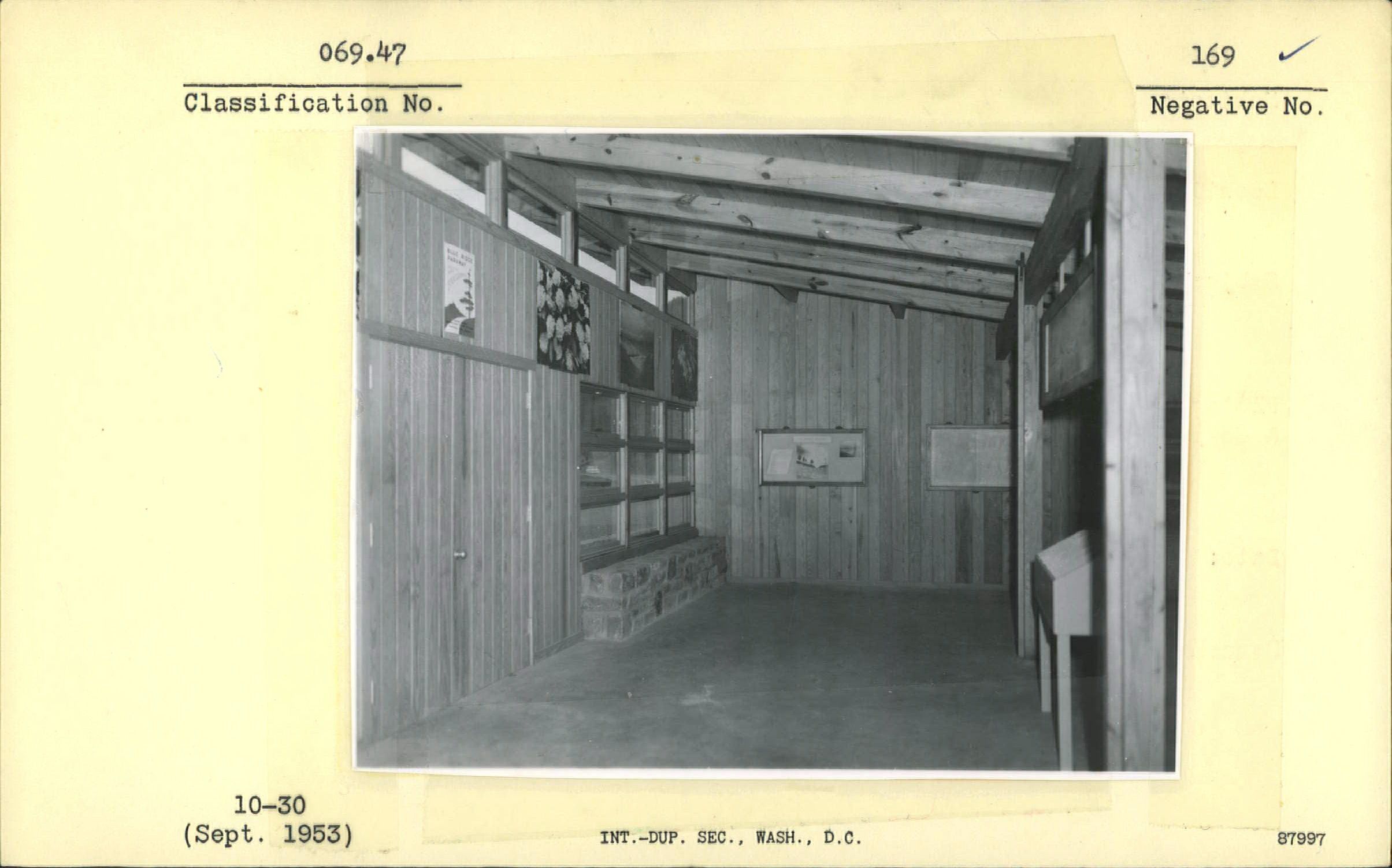 Temporary displays at Craggy Gardens Visitor Center