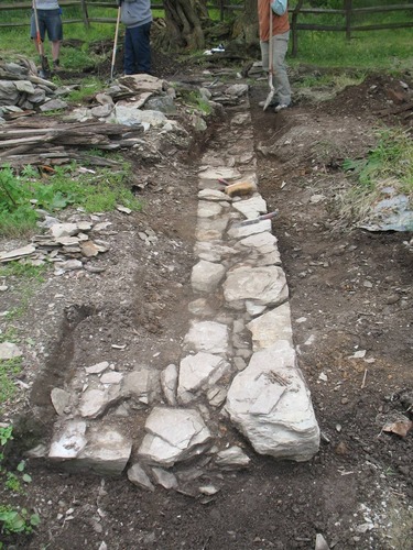 1) Blacksmith Shop Foundation Exposed