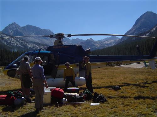 McClure wildfire used for resource benefit, Sequoia and Kings Canyon National Parks, summer 2004