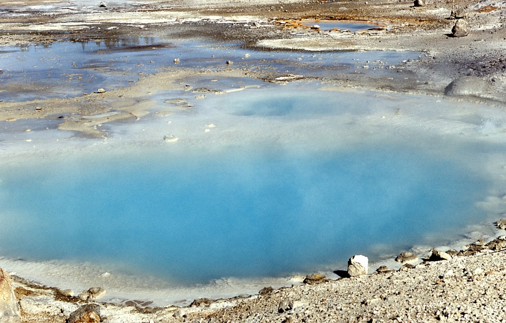 Lava Pool; Hot springs, Norris Geyser Basin; 1968; Accession No. 09813