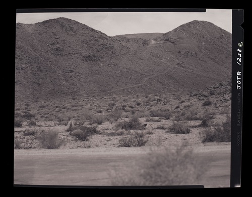 Black and white image of Golden Bee Mine inholding