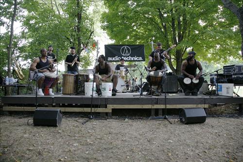 HeartBEAT Afrika concert performers at Cuyahoga Valley National Park