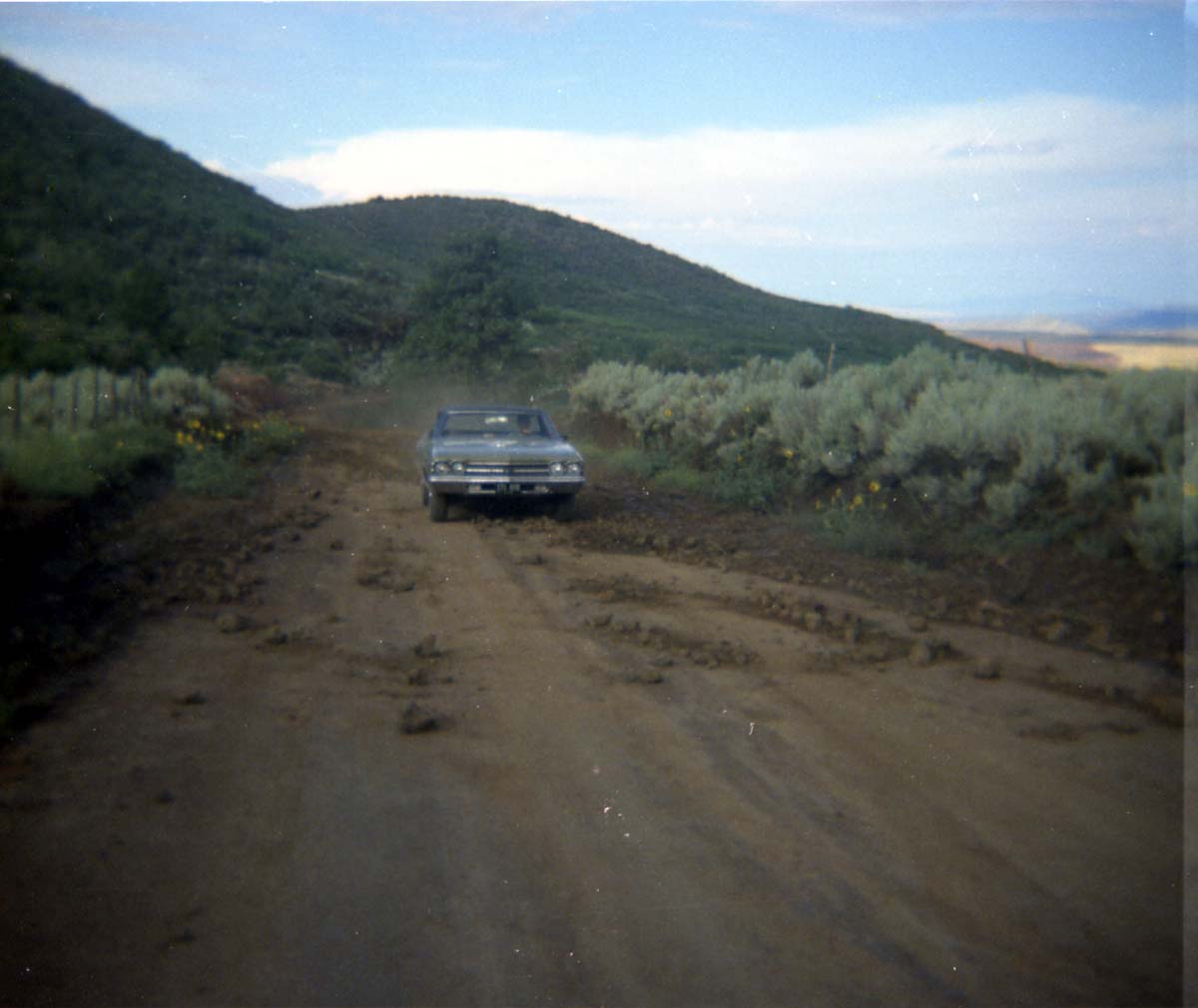 Color Photos of rock slides in Kolob Canyon.