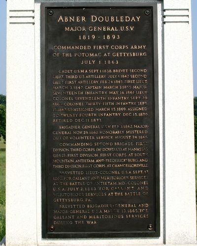 Major General Abner Doubleday Statue