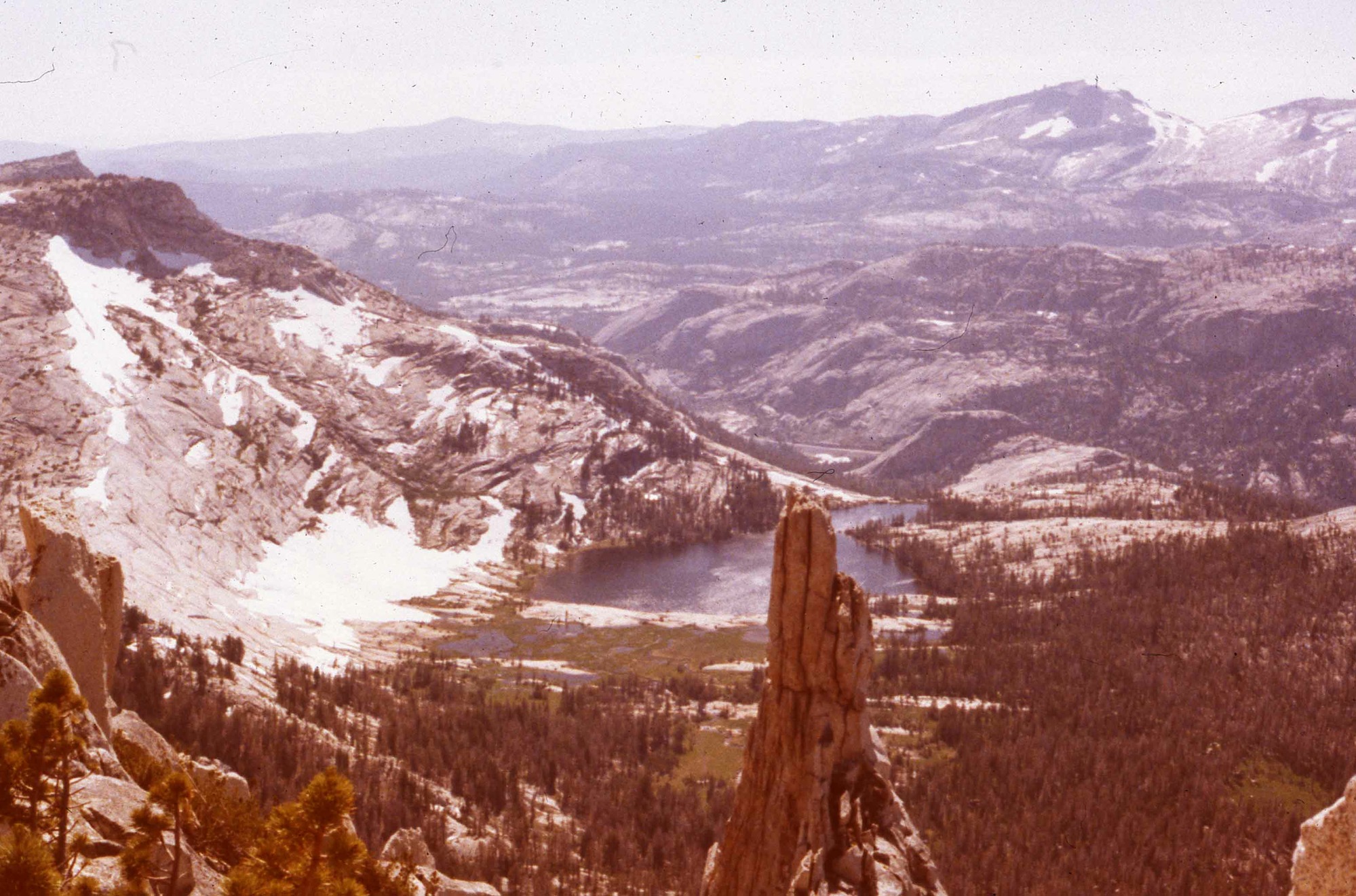 Cathedral Lake from Cathedral Peak