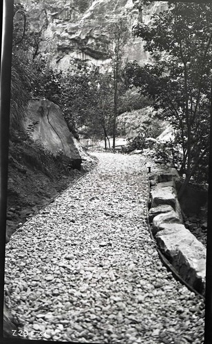 Narrows Trail construction- base course.