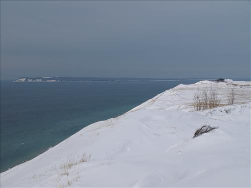 SLBE 6 Pierce Stocking Scenic Drive - Lake Michigan Overlook Winter
