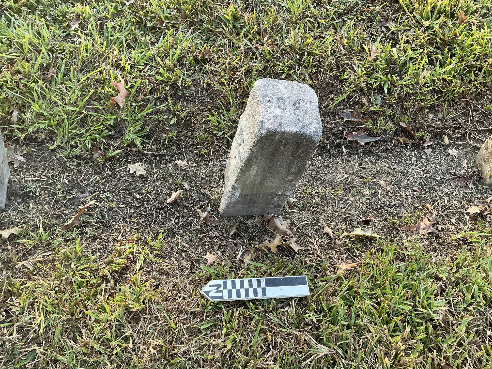 Extra image of flat marble marker