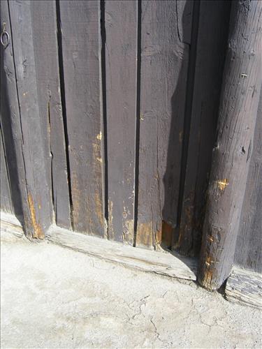 Floor of Historic Trails Barn at Rocky Mountain National Park in March 2009