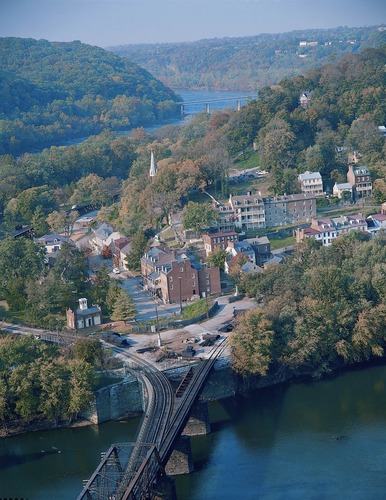 View of Harpers Ferry from Maryland Heights