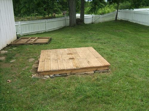 New wellhead cover for the well at Joseph Poffenberger Farm at Antietam Battlefield