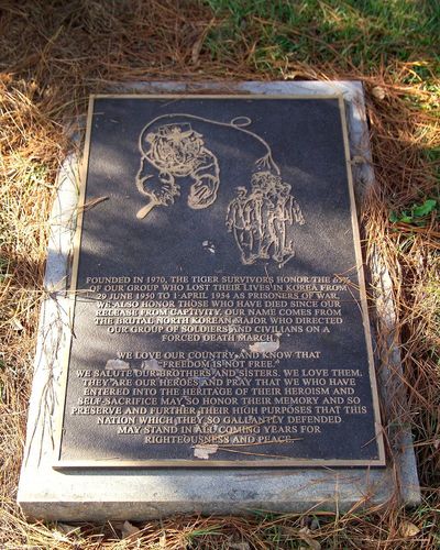 Plaques Located  In Front of Visitor's Cente