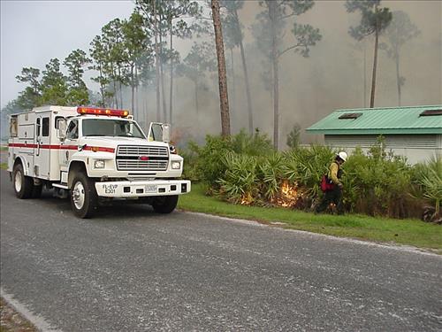 2001 Pinelands prescribed burn, Everglades NP