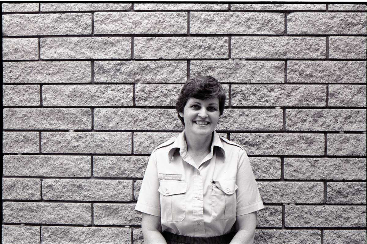 BW Photos of Zion Natural History Association Staff. Marion Hilkey.