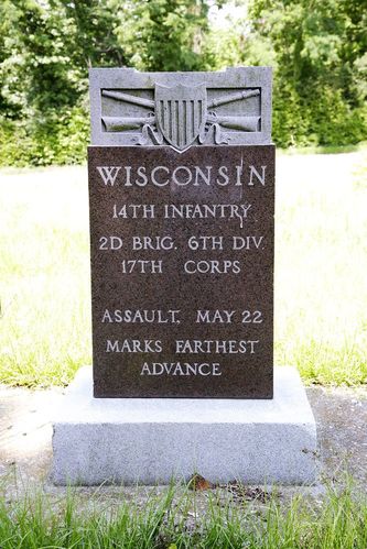 14th Wisconsin Infantry Position Marker