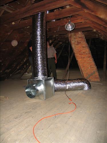 Mothballing project at Joseph Poffenberger House