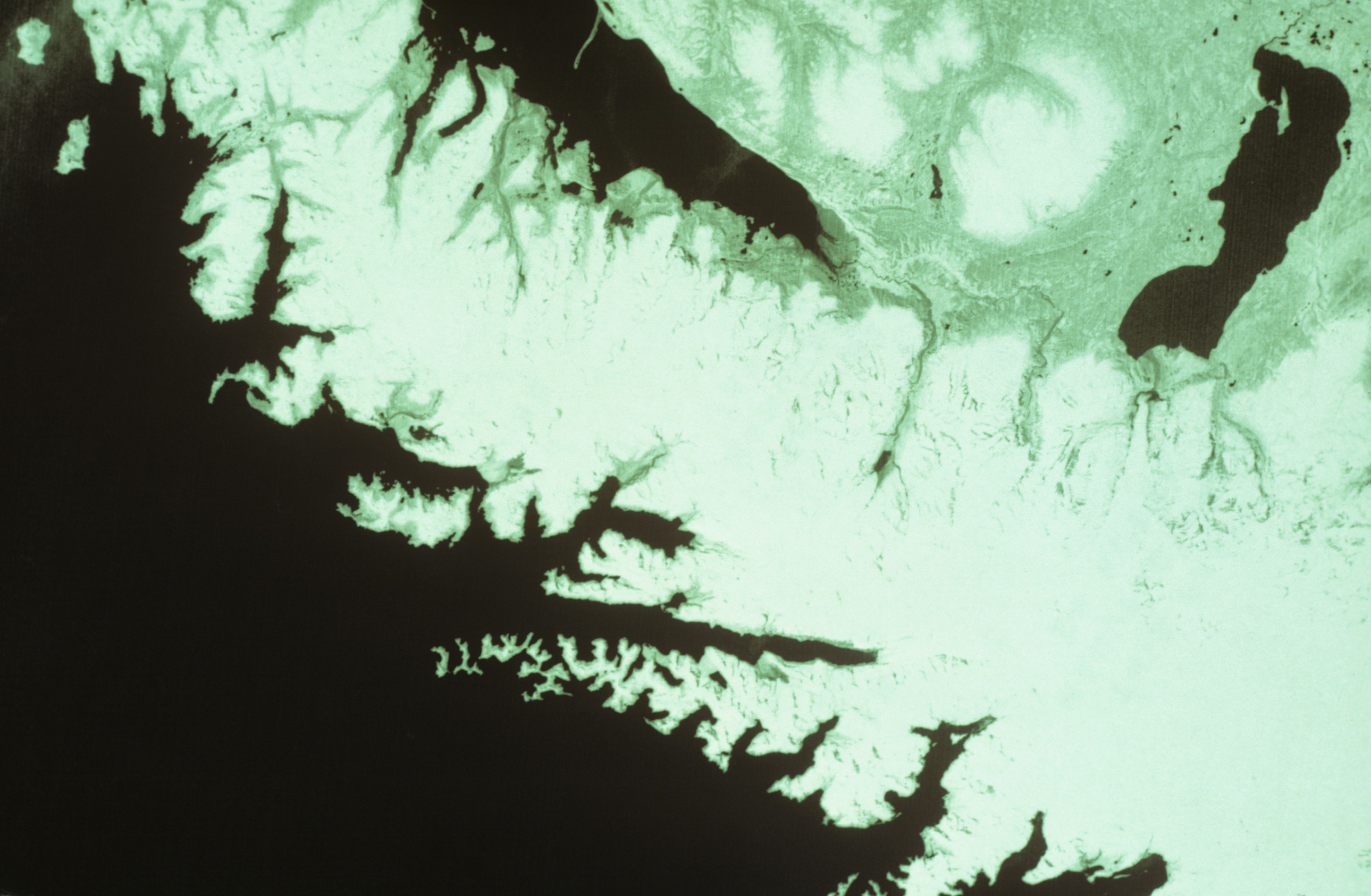 Harding Icefield Satellite Image 1978 - Slide 313