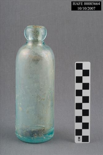 CONTAINER, BOTTLE, SODA, J.C. MCGRAW, COMPLETE