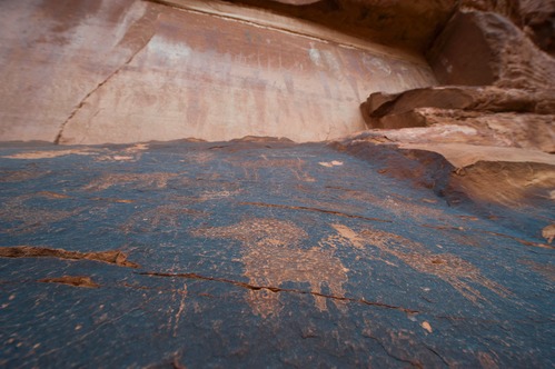 Courthouse Wash Rock Art Panel