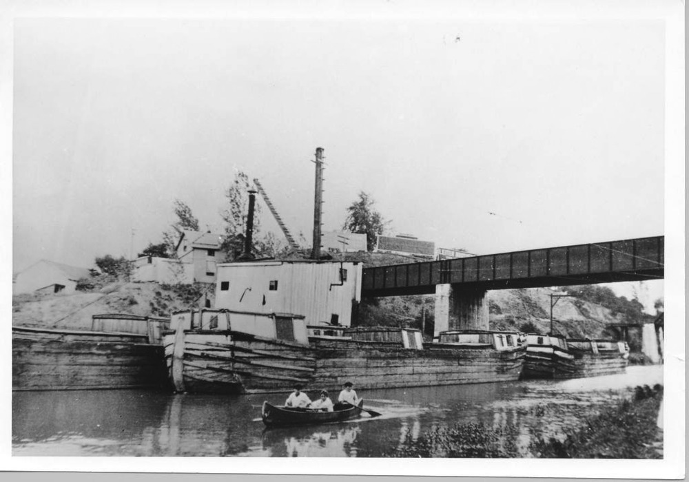 Boats lined in the canal at Georgetown