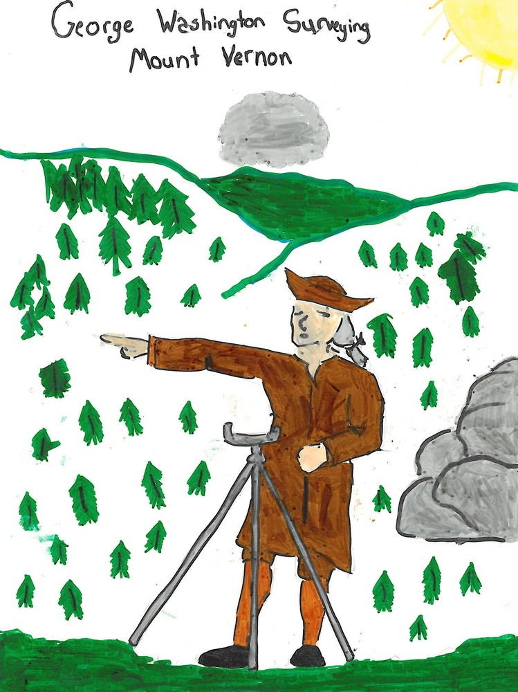 3rd place entry - 5th grade - Life of Washington - 2010