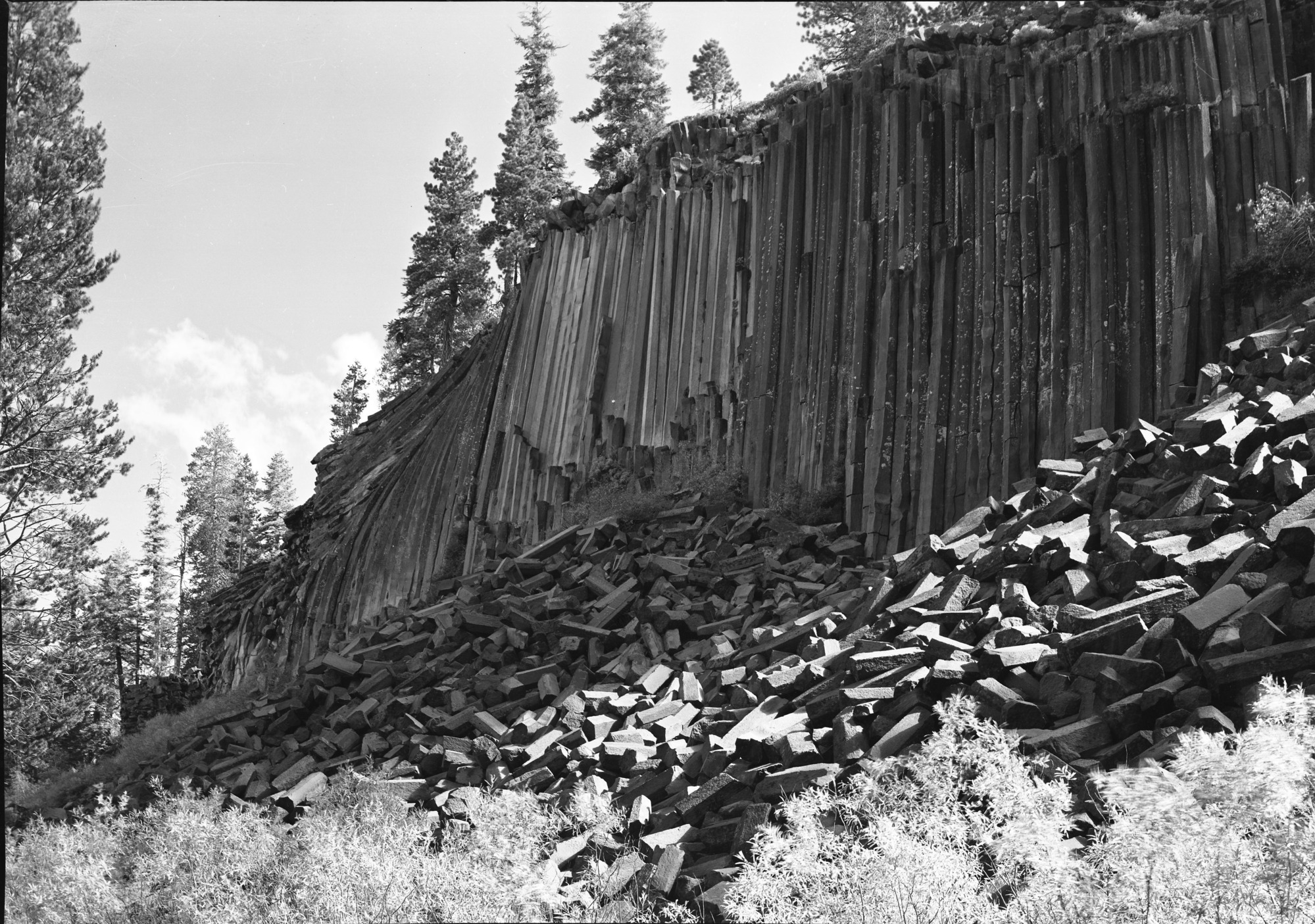 Devil Postpile looking north.