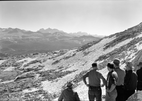 Minarets from Red Pk. Pass just North of summit.