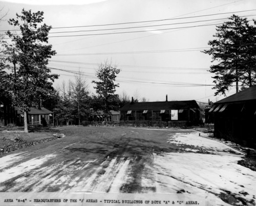 The buildings of the headquarters of the Special Operations training group.
