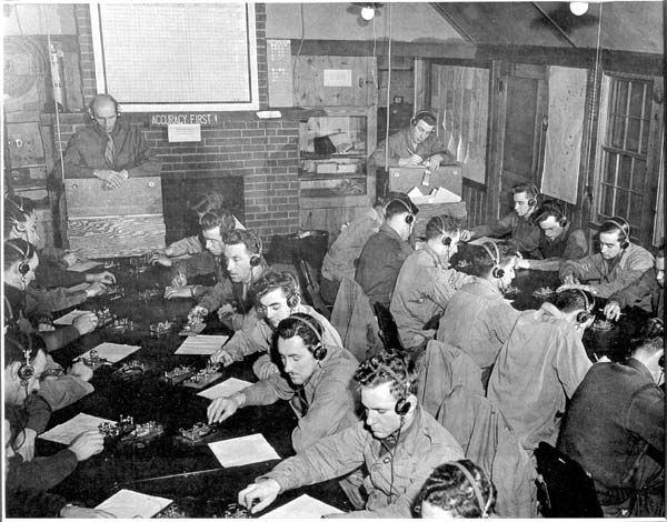 Transmitting and decoding messages was a very important part of the training new recruits received while at Chopawamsic.