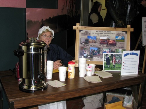 Coffee was provided by the Friends of Valley Forge Park.
