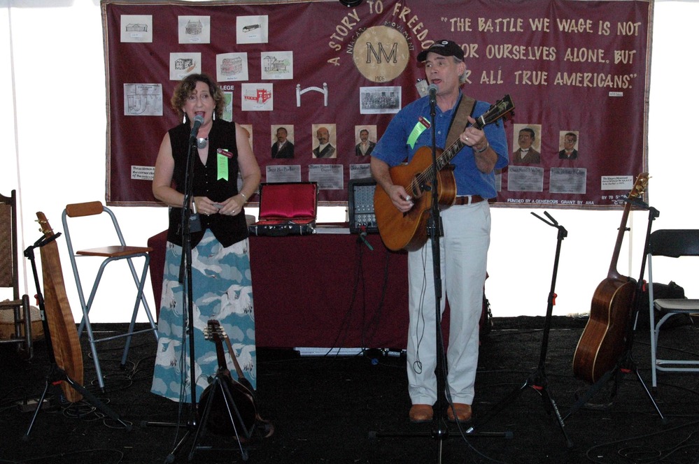 Magpie performs in the Clifford Youth Discovery Tent during the Niagara Centennial.